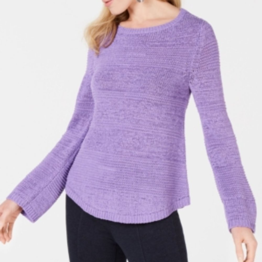 Style & Co. Lavender Crewneck Sweater